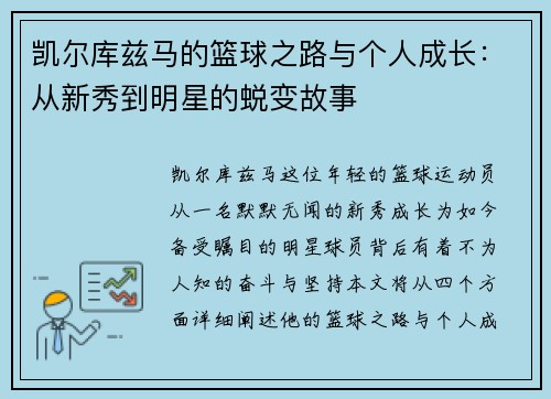 凯尔库兹马的篮球之路与个人成长：从新秀到明星的蜕变故事